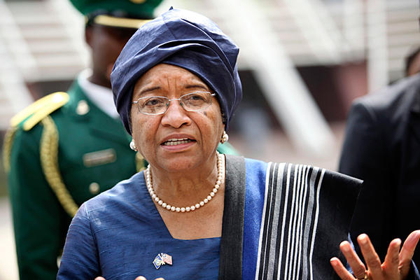 Liberian President, Ellen Johnson Sirleaf