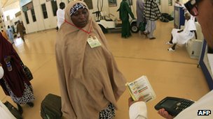 Nigerian women often go to Mecca with an official from their Hajj committee instead of a male relative