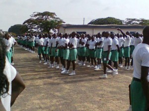 Nigeria Police recruits