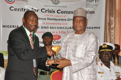 ES+CCC+Air+Com+Yusuf+Anas+Rtd+and+Defence+Minister+Mohammed+Dan+Ali+at+CCC+Seminar