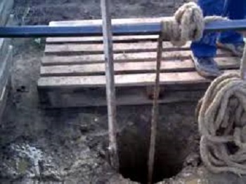 well digging
